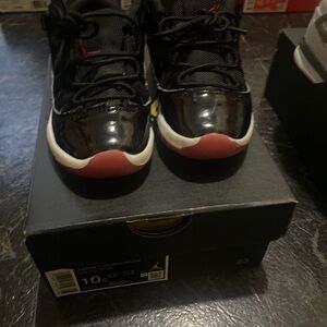 Kids Black and Red Sneakers